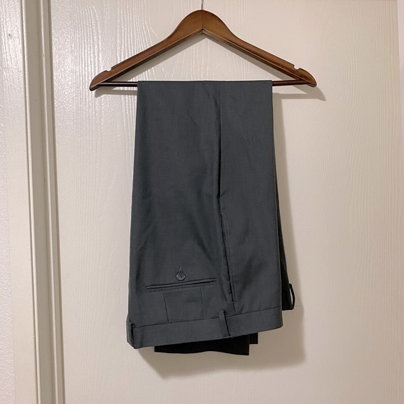 Van Hausen Flex Classic Fit Suit Pant Grey - Picture 4 of 7